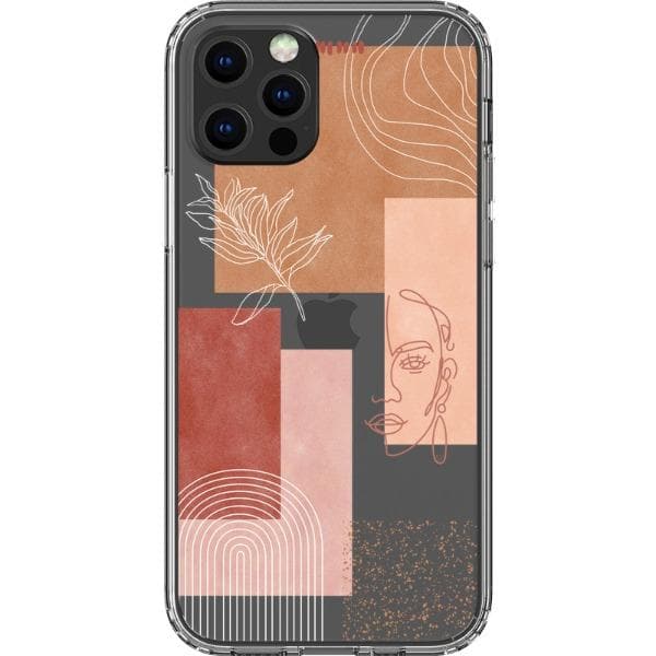 Rose Abstract Collage Clear Phone Case - Image 19