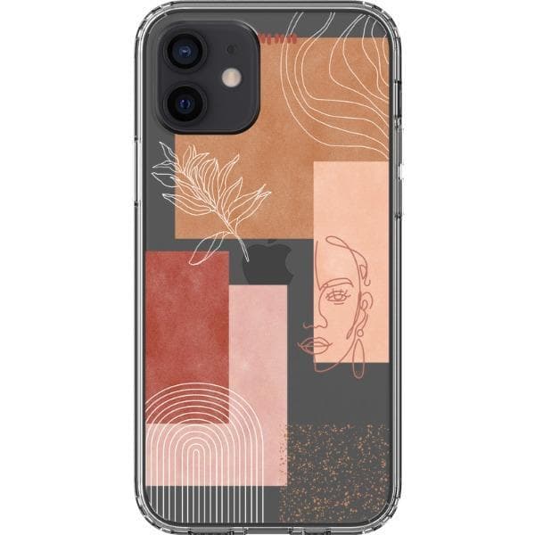 Rose Abstract Collage Clear Phone Case - Image 20