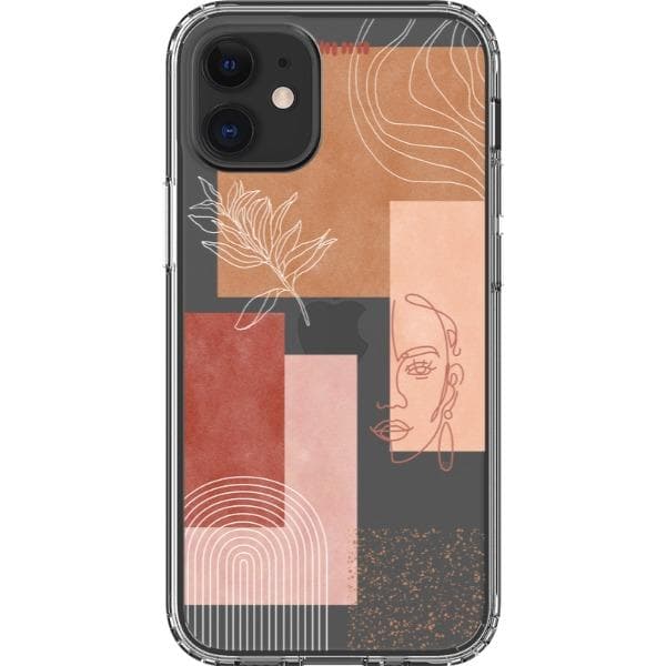 Rose Abstract Collage Clear Phone Case - Image 21