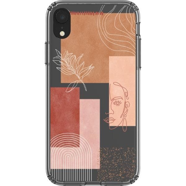 Rose Abstract Collage Clear Phone Case - Image 22