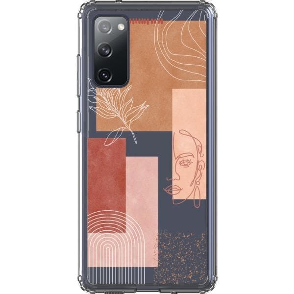 Rose Abstract Collage Clear Phone Case - Image 27