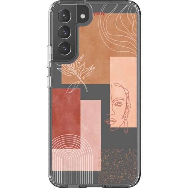 Rose Abstract Collage Clear Phone Case - Image 29