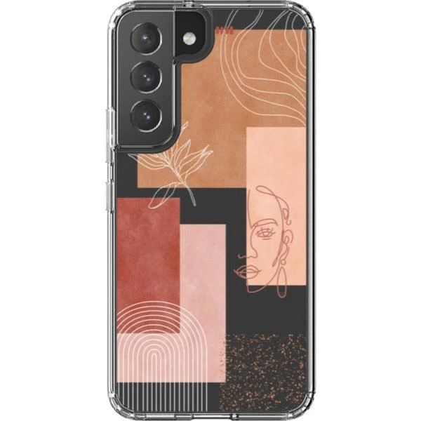 Rose Abstract Collage Clear Phone Case - Image 30