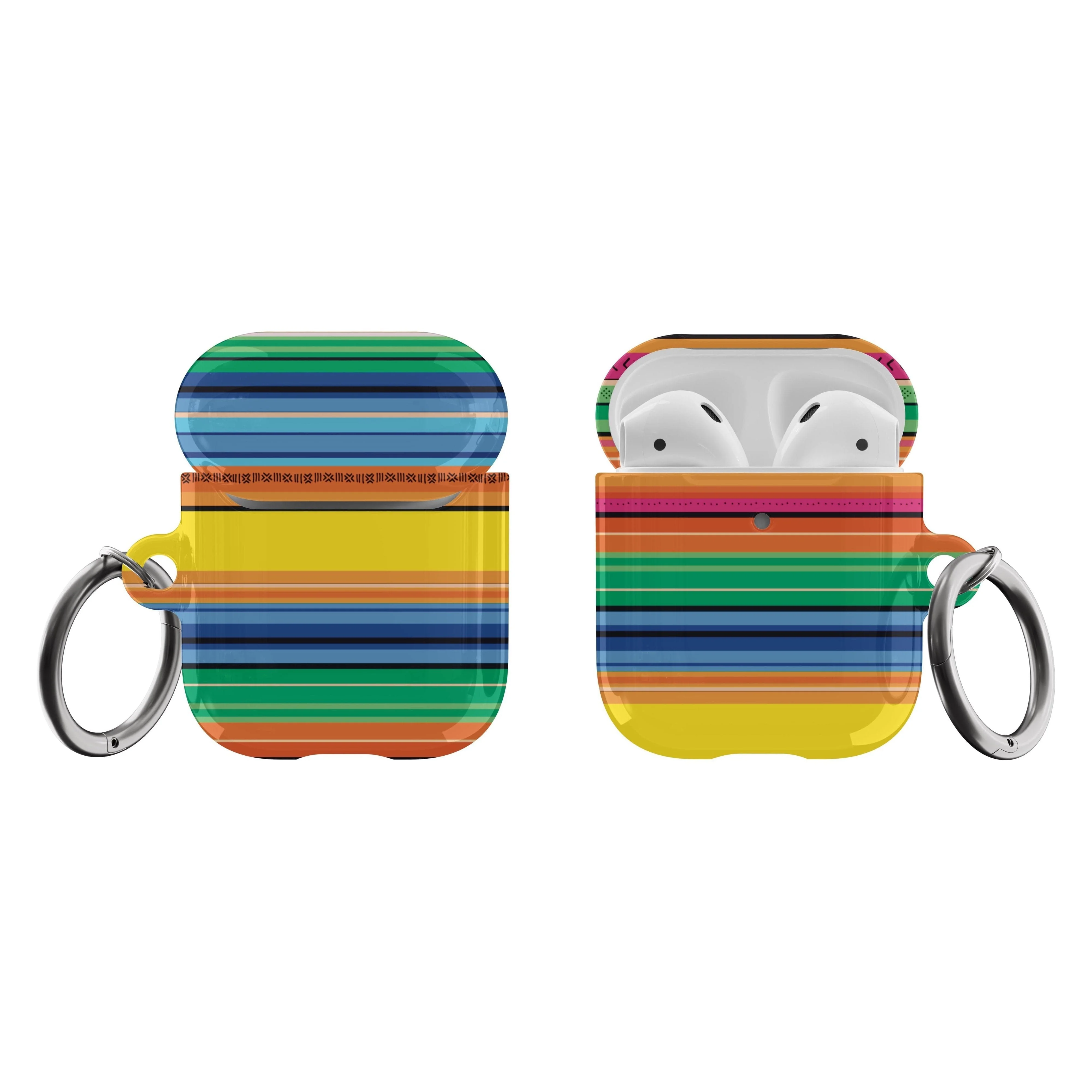Serape Poncho Print Airpods Case - Image 5