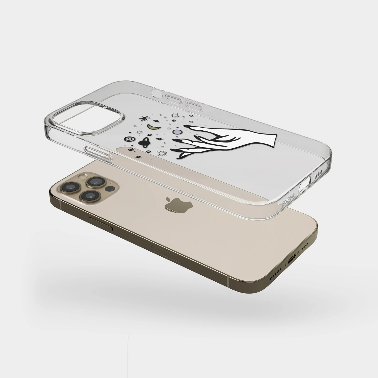 Space Magic Clear Phone Case - Image 3