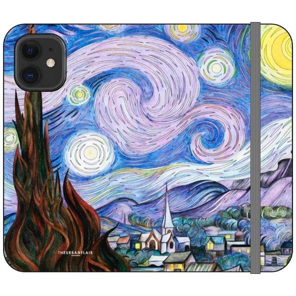 Starry Night Wallet Phone Case - Image 10