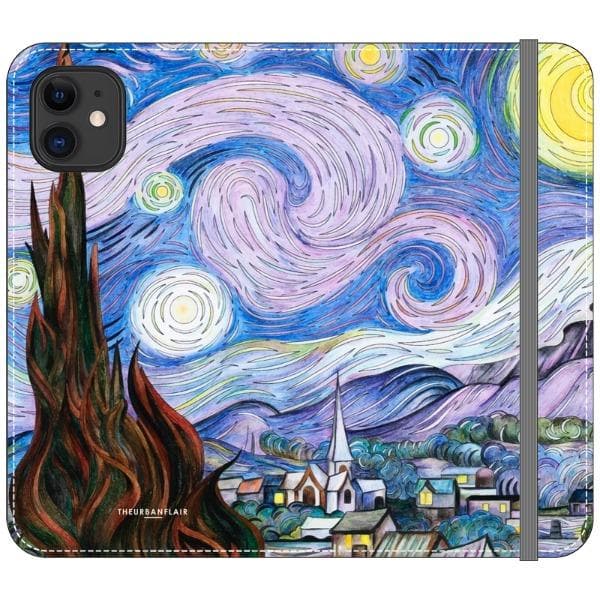 Starry Night Wallet Phone Case - Image 13