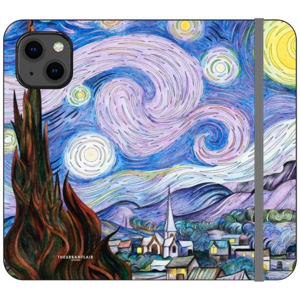 Starry Night Wallet Phone Case - Image 5