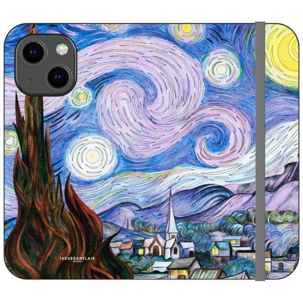 Starry Night Wallet Phone Case - Image 6