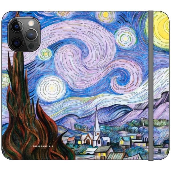 Starry Night Wallet Phone Case - Image 7