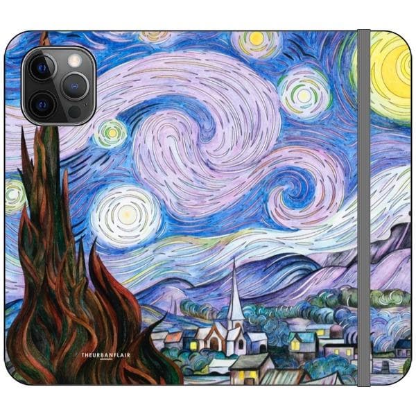 Starry Night Wallet Phone Case - Image 8