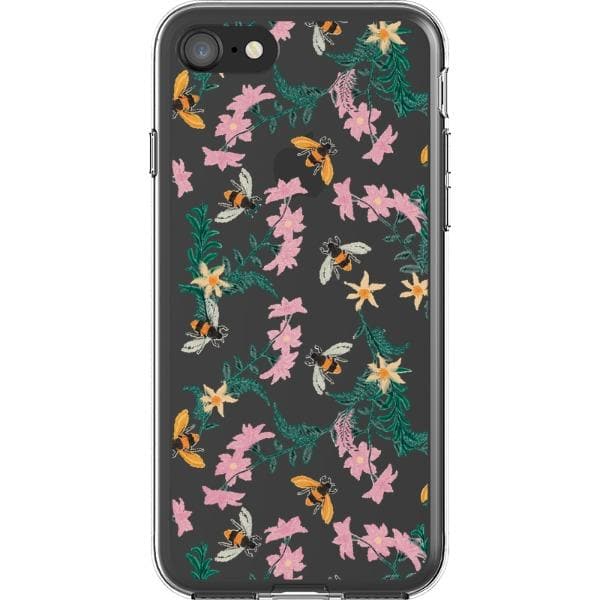 Stitched Bees Clear Phone Case - Image 22