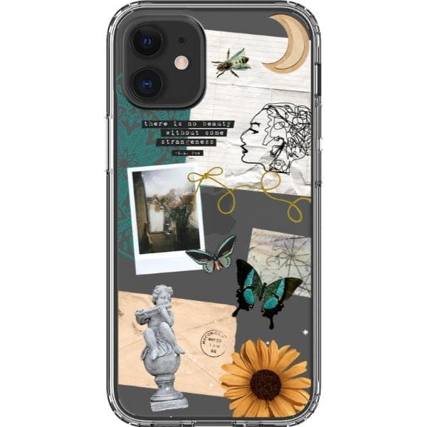 Strange Abstract Clippings Clear Phone Case - Image 15