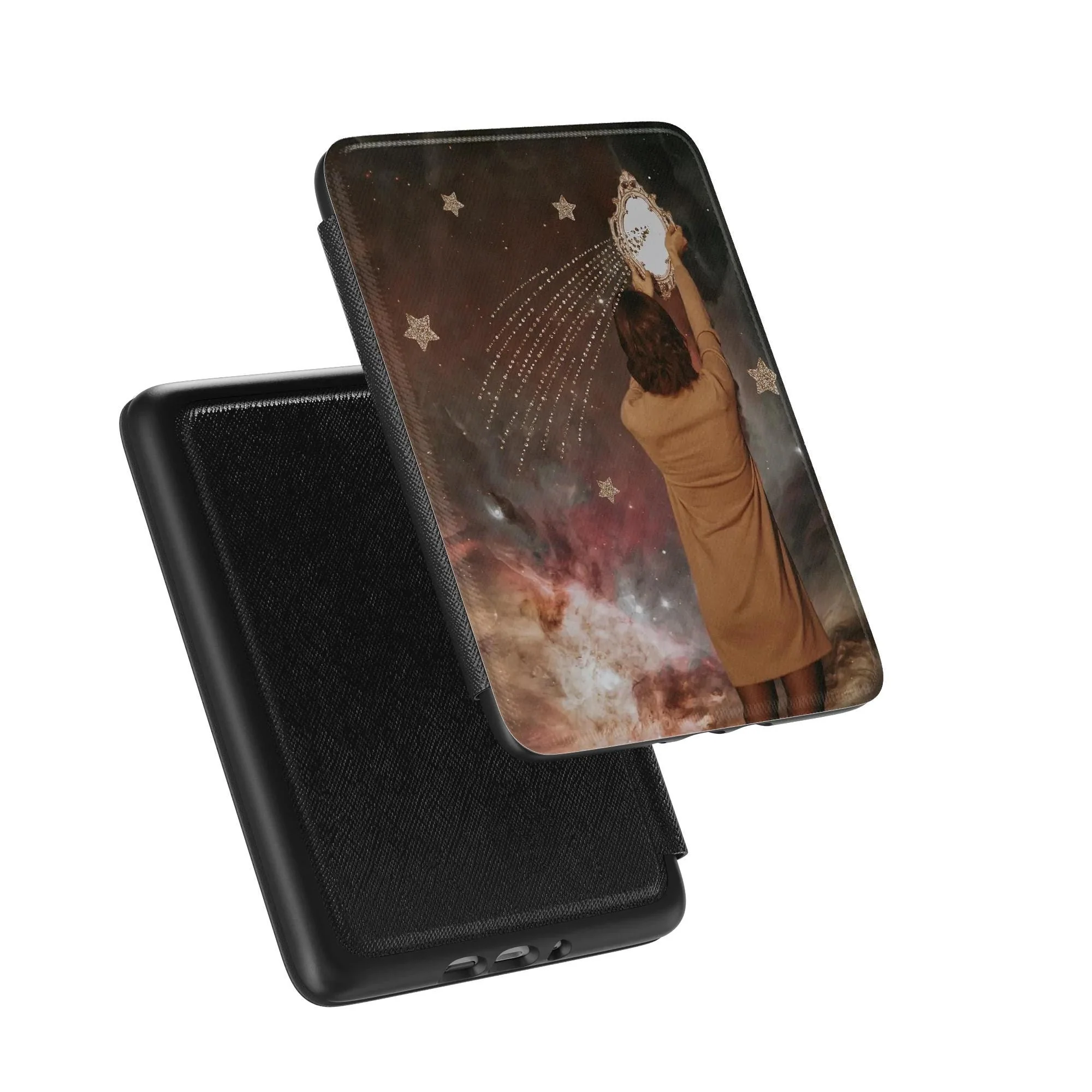 Surreal Celestial Mirror Kindle Case - Image 3
