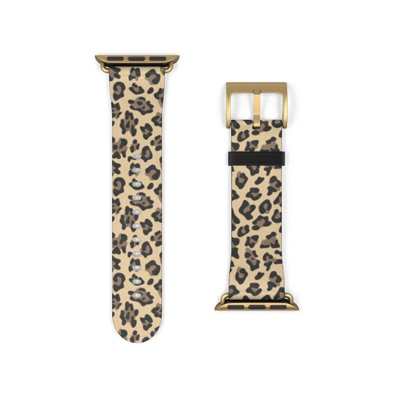 Tan Leopard Animal Print Apple Watch Band - Image 7
