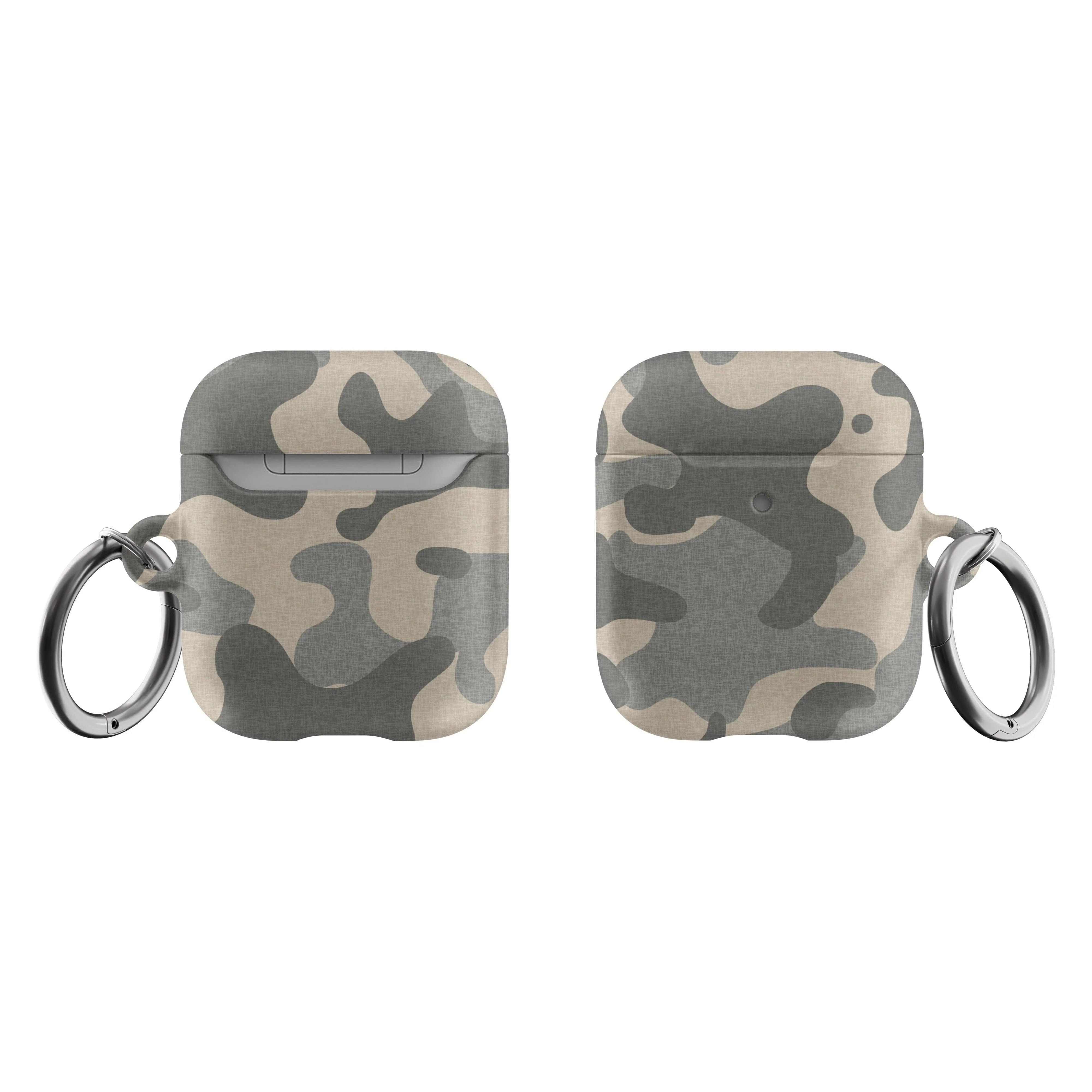 Textured Camo Print AirPods Case - Image 3