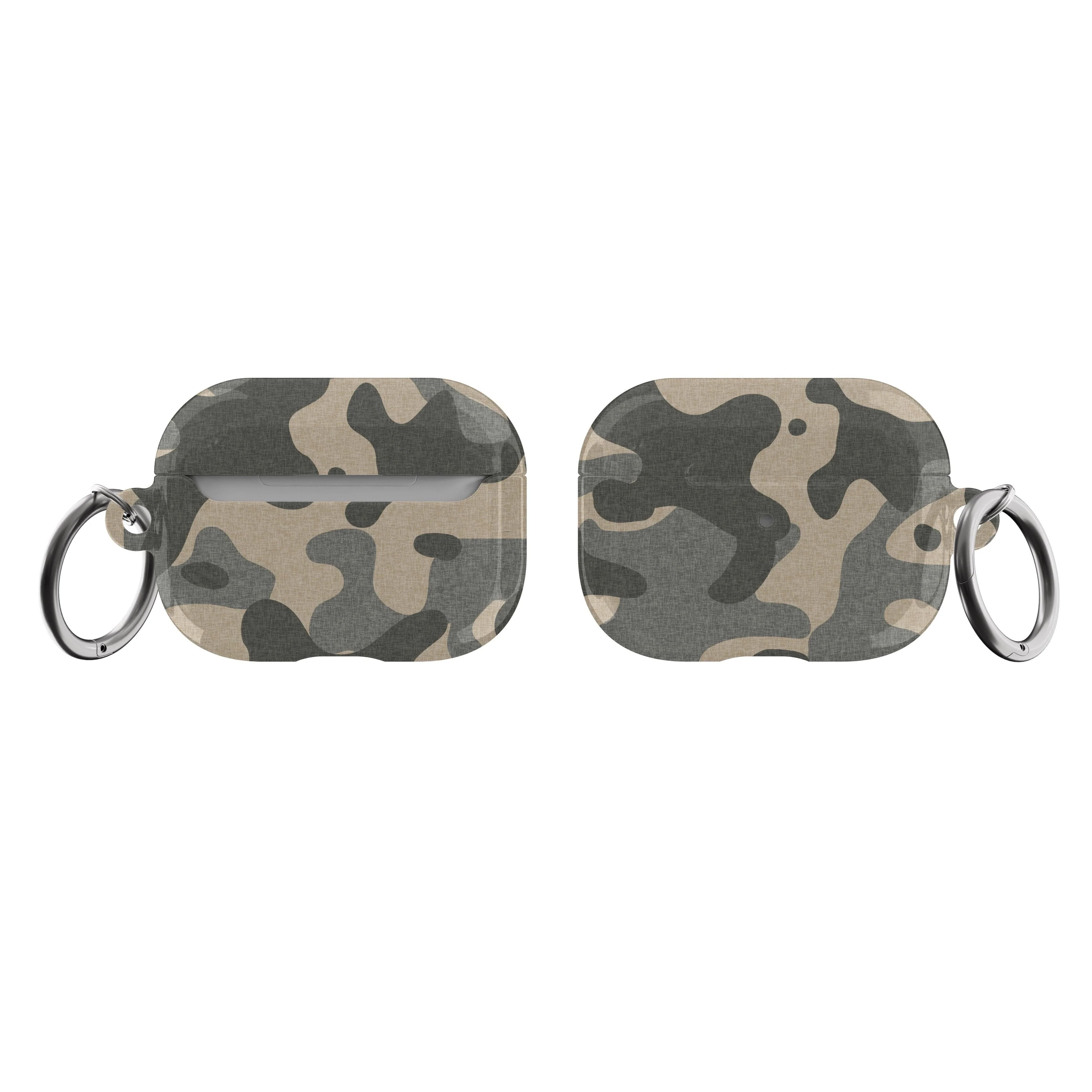 Textured Camo Print AirPods Case - Image 5