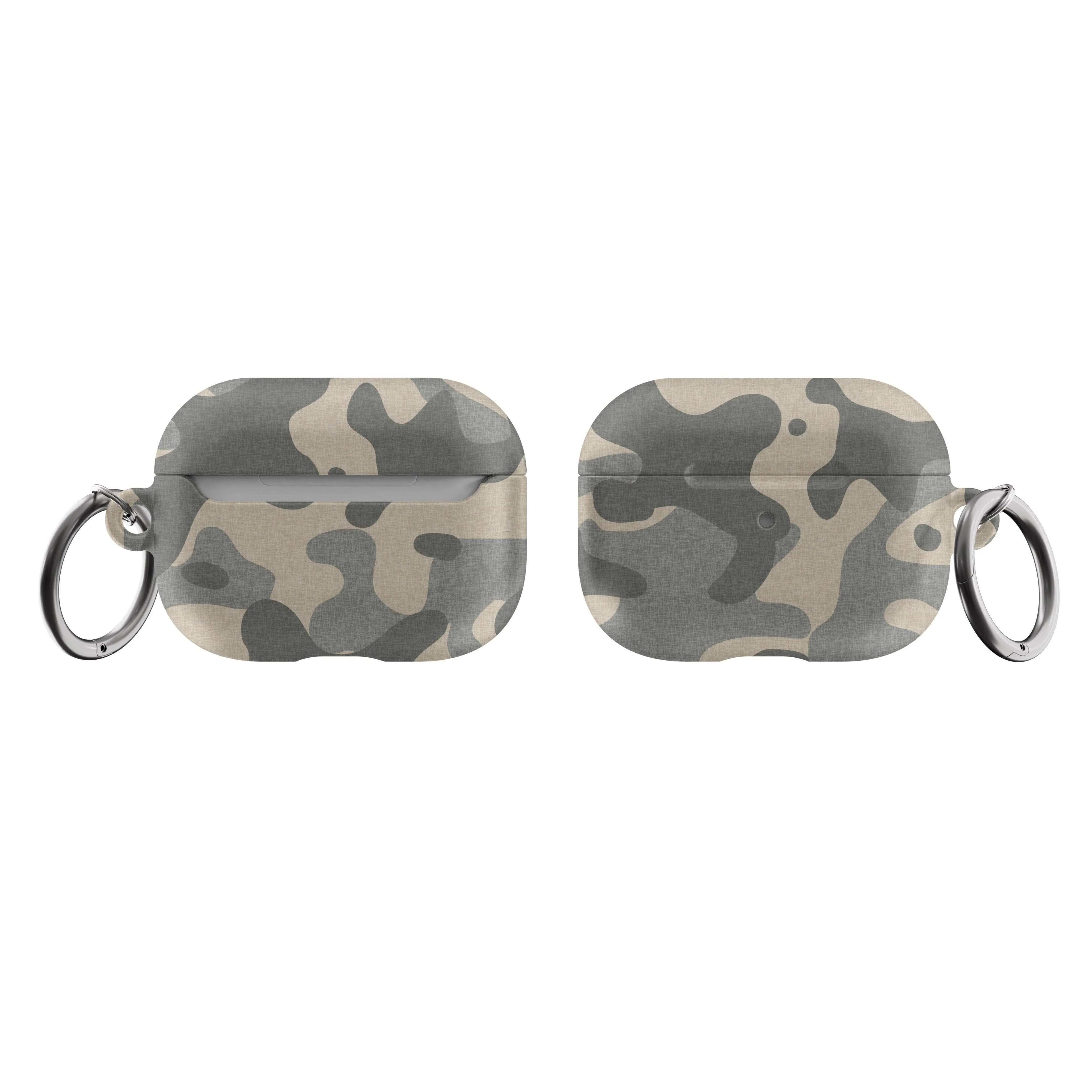 Textured Camo Print AirPods Case - Image 6