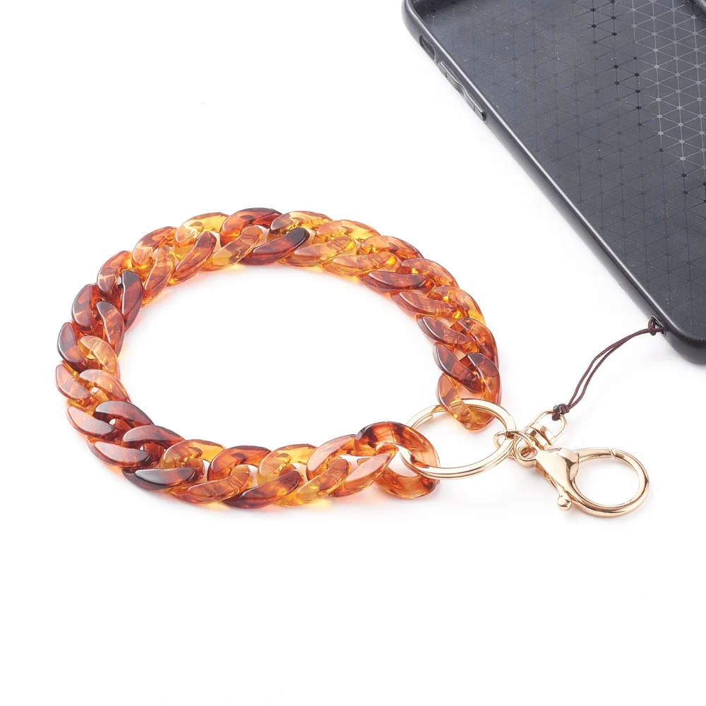 Tortoise Shell Resin Links Phone Charm - Image 6