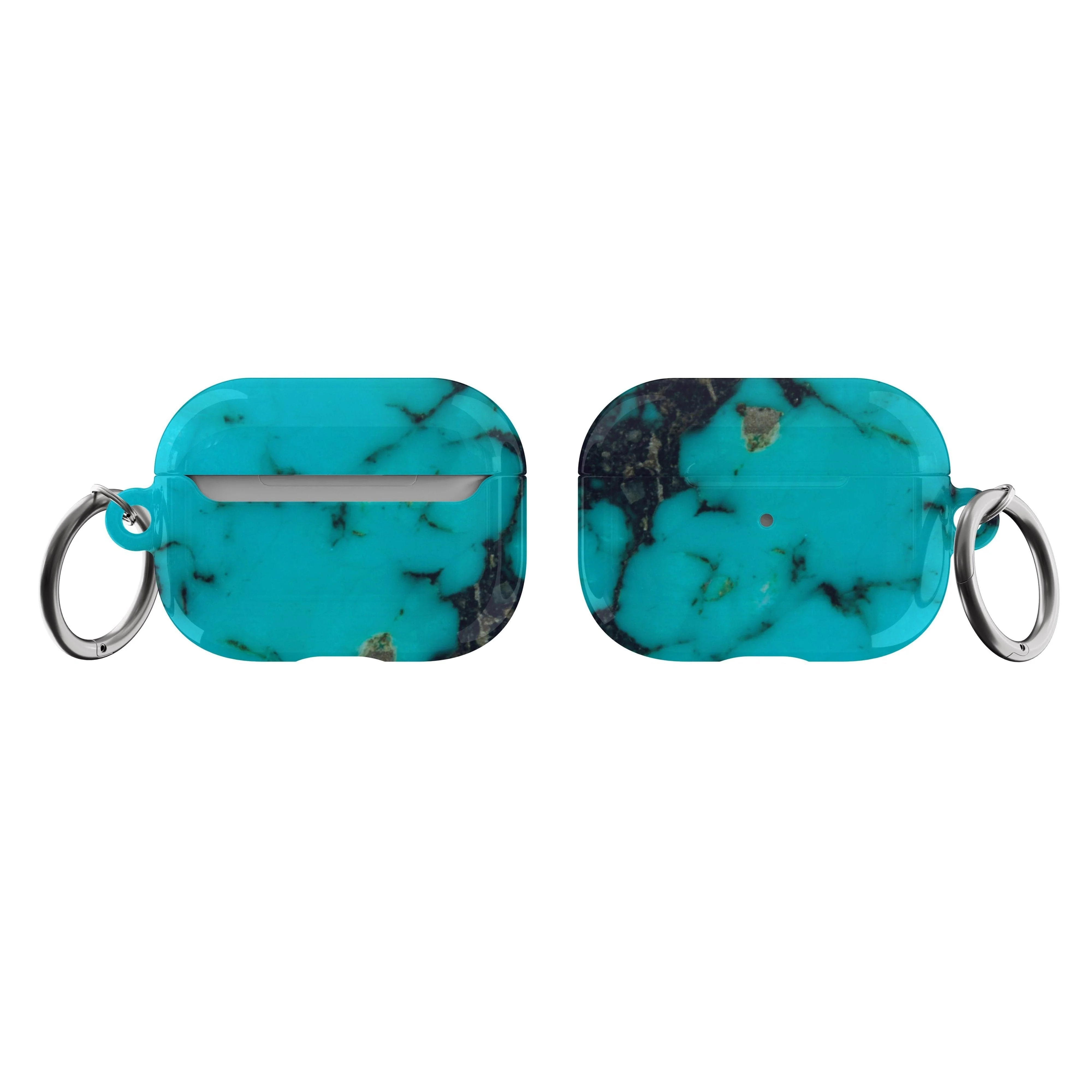 Turquoise Stone Print Airpods Case - Image 3