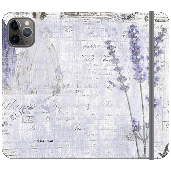 Vintage Lavender Wallet Phone Case - Image 11