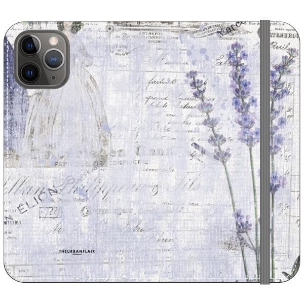 Vintage Lavender Wallet Phone Case - Image 12