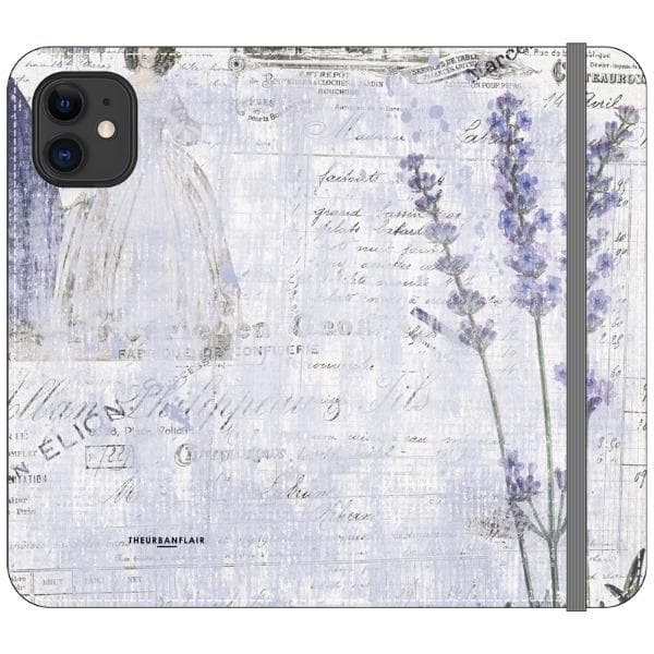 Vintage Lavender Wallet Phone Case - Image 13