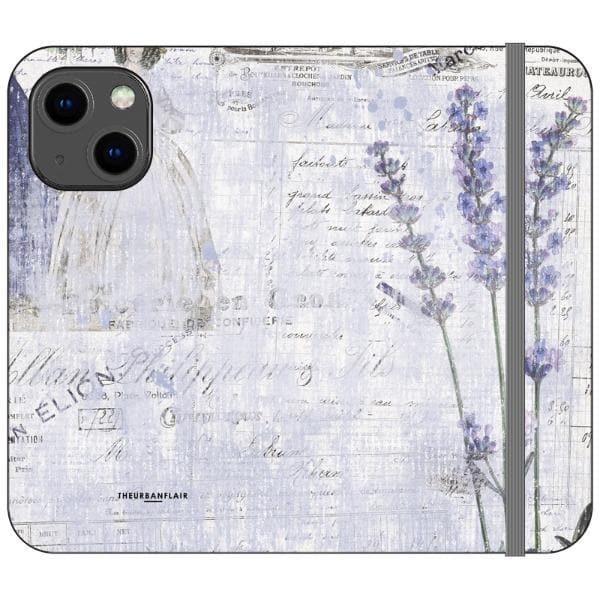 Vintage Lavender Wallet Phone Case - Image 6