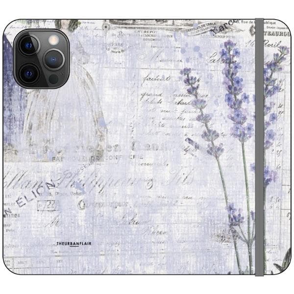 Vintage Lavender Wallet Phone Case - Image 7