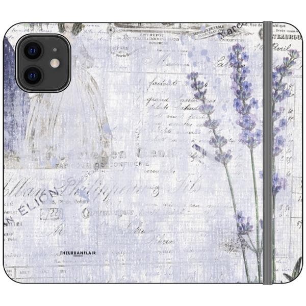Vintage Lavender Wallet Phone Case - Image 9