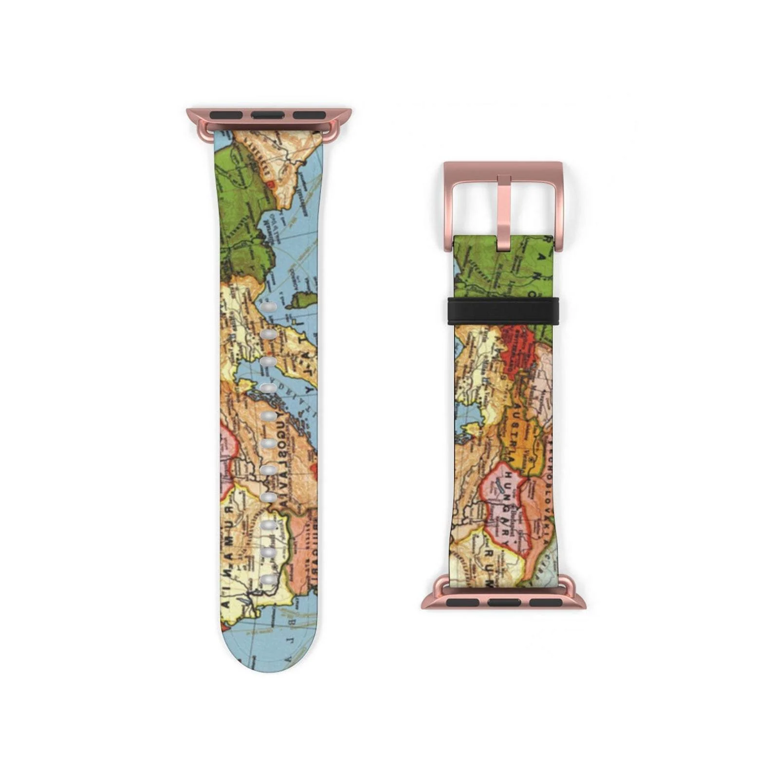 Vintage Map Apple Watch Band - Image 6