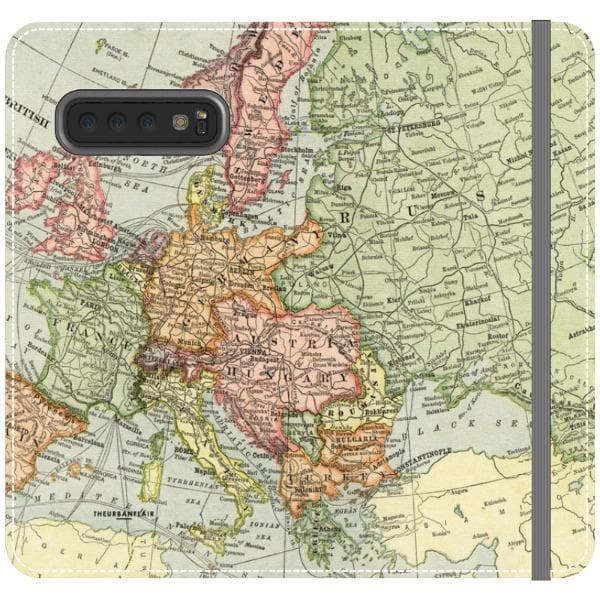 Vintage Travel Map Wallet Phone Case - Image 22