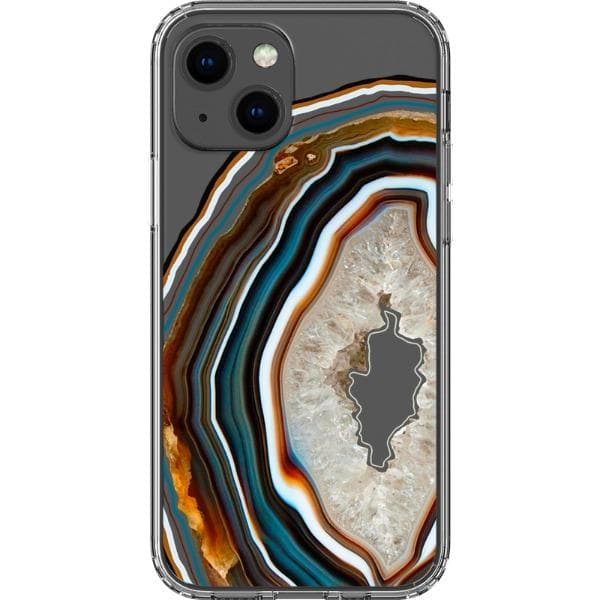 Warm Geode Clear Phone Case - Image 14
