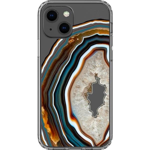 Warm Geode Clear Phone Case - Image 15