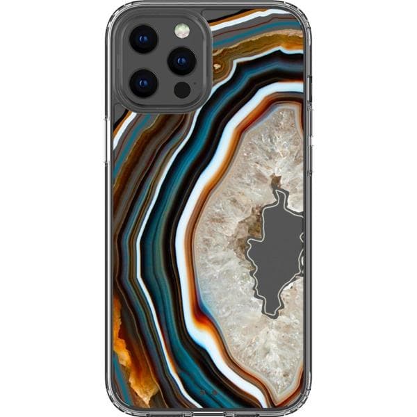 Warm Geode Clear Phone Case - Image 16