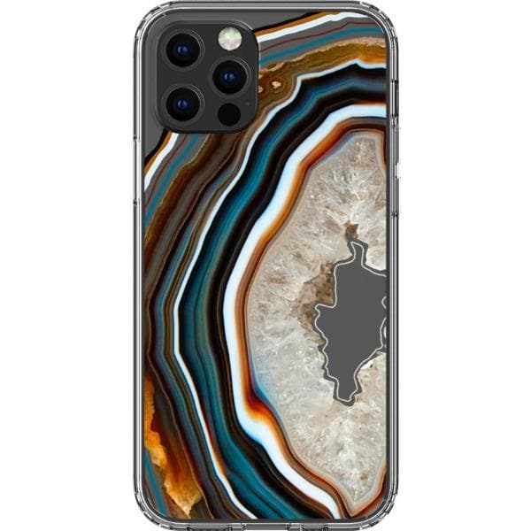 Warm Geode Clear Phone Case - Image 17