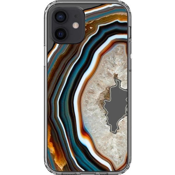 Warm Geode Clear Phone Case - Image 18