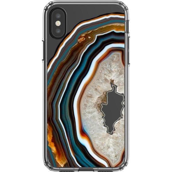 Warm Geode Clear Phone Case - Image 22