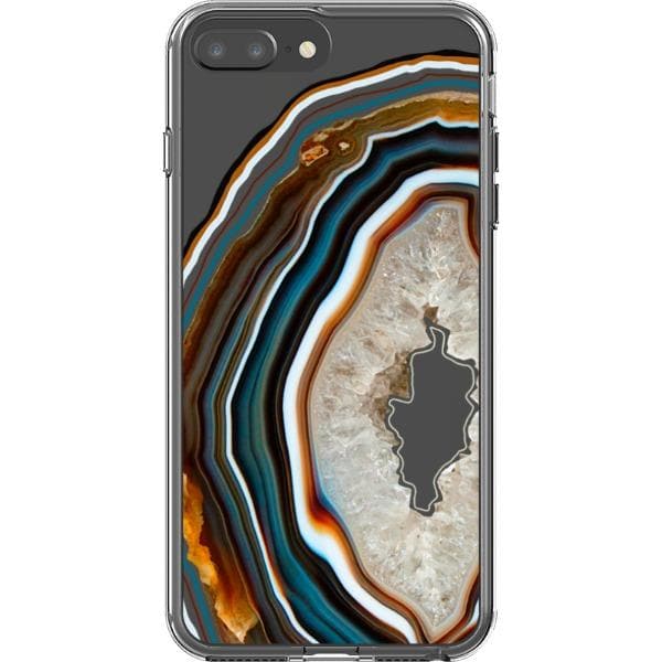 Warm Geode Clear Phone Case - Image 23