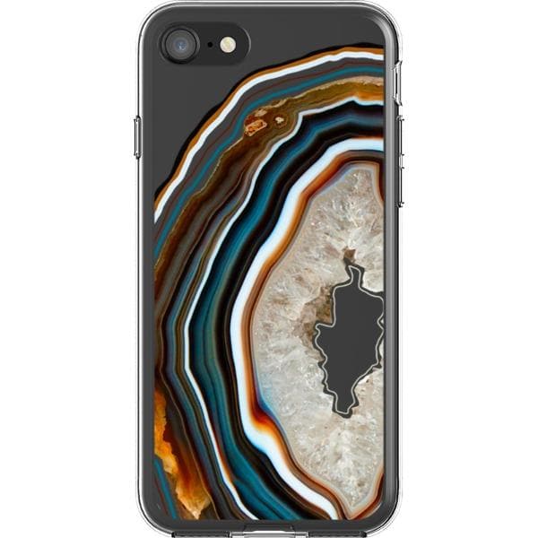 Warm Geode Clear Phone Case - Image 24