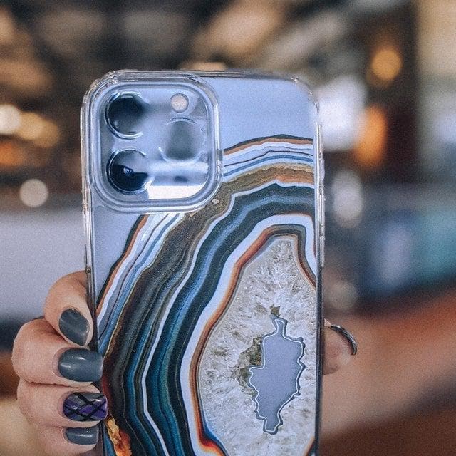 Warm Geode Clear Phone Case - Image 26