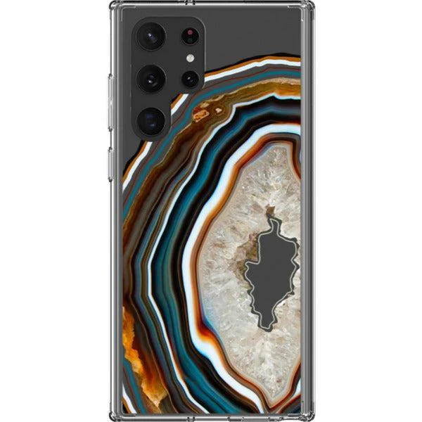 Warm Geode Clear Phone Case - Image 31