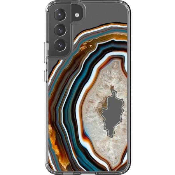 Warm Geode Clear Phone Case - Image 32
