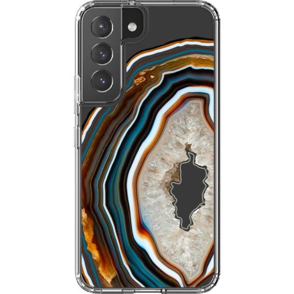 Warm Geode Clear Phone Case - Image 33
