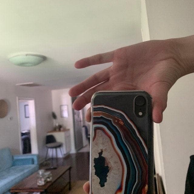 Warm Geode Clear Phone Case - Image 9